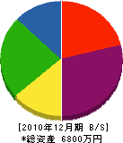 田村工務所 貸借対照表 2010年12月期