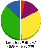 宮崎電気工事店 貸借対照表 2010年12月期