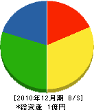 石井電機商会 貸借対照表 2010年12月期
