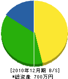 ミヤマ建設 貸借対照表 2010年12月期