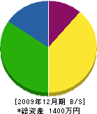 坂井建設 貸借対照表 2009年12月期