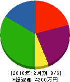 木村電機工業所 貸借対照表 2010年12月期