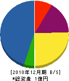 山本木材ハウジング 貸借対照表 2010年12月期