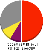 渋谷電気工事 損益計算書 2009年12月期