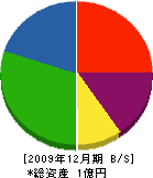 徳永工務店 貸借対照表 2009年12月期