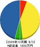 鯉渕電気商会 貸借対照表 2009年12月期