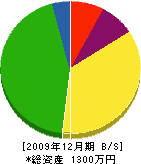 鈴木建築 貸借対照表 2009年12月期