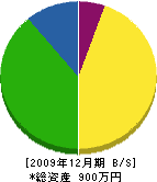 下田畳店 貸借対照表 2009年12月期