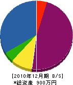 環境工房福山 貸借対照表 2010年12月期