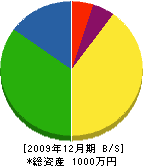 久保山畳店 貸借対照表 2009年12月期