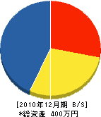 衣川工務店 貸借対照表 2010年12月期