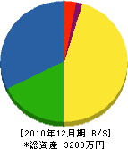 ＥＭ田中 貸借対照表 2010年12月期