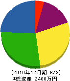 伊藤工務店 貸借対照表 2010年12月期