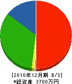 井戸勝 貸借対照表 2010年12月期