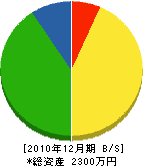 ノムラ設備 貸借対照表 2010年12月期