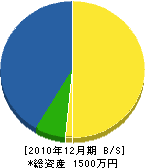 木村興産 貸借対照表 2010年12月期