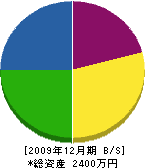 松本水道工業所 貸借対照表 2009年12月期