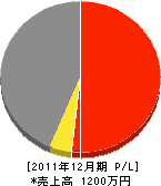 岡田土木 損益計算書 2011年12月期