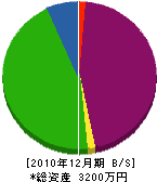 宮崎設備 貸借対照表 2010年12月期