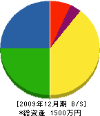 大濱園芸 貸借対照表 2009年12月期