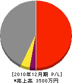 上野工務店 損益計算書 2010年12月期