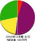 本田住研 貸借対照表 2009年12月期