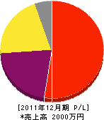 藤井造園 損益計算書 2011年12月期
