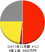 廣田工務店 損益計算書 2011年12月期