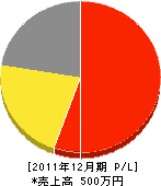 矢野組 損益計算書 2011年12月期