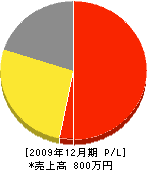 山脇内外装店 損益計算書 2009年12月期