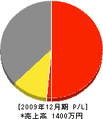 永井土木工産 損益計算書 2009年12月期