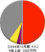 薮田建設 損益計算書 2009年12月期