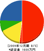 阪口製作所 貸借対照表 2009年12月期