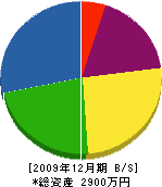 佐藤水道工業所 貸借対照表 2009年12月期