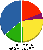 鎌田工業 貸借対照表 2010年12月期