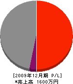 前田土木 損益計算書 2009年12月期