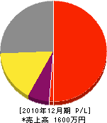 中川電気 損益計算書 2010年12月期