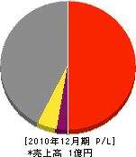 川昭工務店 損益計算書 2010年12月期