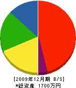 ヤマニ土木 貸借対照表 2009年12月期