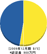 髙江洲たたみ店 貸借対照表 2009年12月期