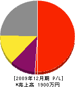 豊坂水道工事店 損益計算書 2009年12月期