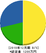 下田農機具店 貸借対照表 2010年12月期