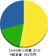 増田建築所 貸借対照表 2009年12月期