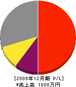 福田塗装工業 損益計算書 2009年12月期