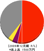 藤井建築 損益計算書 2009年12月期