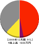 大津建設 損益計算書 2009年12月期 大津建設 損益計算書 2009年12月期