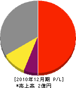 江山クリーン 損益計算書 2010年12月期