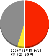 田頭工務店 損益計算書 2009年12月期
