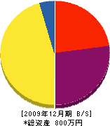 鎌田設備工業所 貸借対照表 2009年12月期