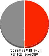松井工務店 損益計算書 2011年12月期